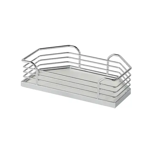 Door Tray Set, for Tandem Chef's Pantry Interior clearance: 22 1/2" 17 1/8" Arena Plus, Chrome/white, width 17 1/8"