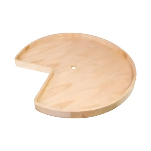 Kidney Shaped Lazy Susan, Elemental Wood 32" 32" diameter