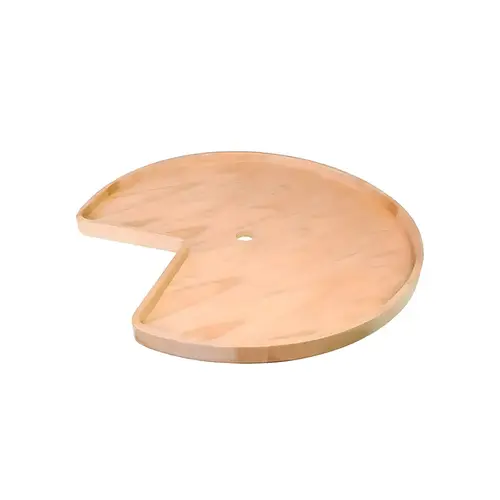 Kidney Shaped Lazy Susan, Elemental Wood 28" 28" diameter