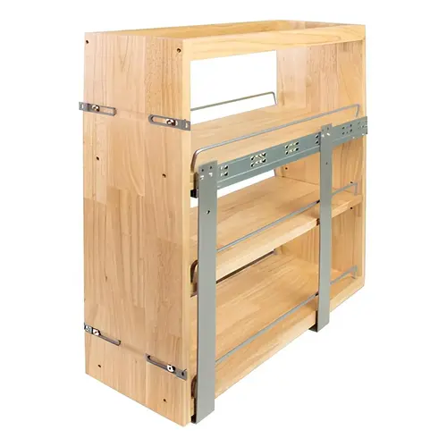 Base Pull-Out, Elemental Wood 15" framed cabinet 11 5/8" 10 7/8" width