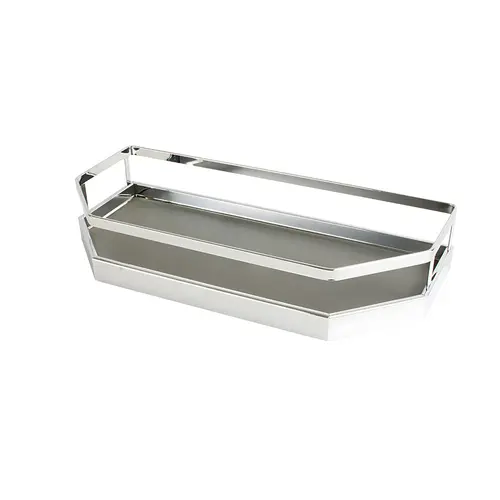 Door Tray Set, for Tandem Chef's Pantry Interior clearance: 22 1/2" 17 1/8" Arena Plus, Chrome/anthracite, width 17 1/8"
