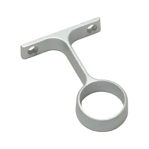 Round Center Support, Zinc Material, 1" and 1-1/16" Tubing Diameter, 3" Overall Height, Dull Chrome Finish