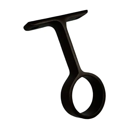 Round 1-5/16" Center Support, Zinc material, 2" Mounting Plate Center To Center, 3" Overall Height, Oil Rubbed Bronze Finish