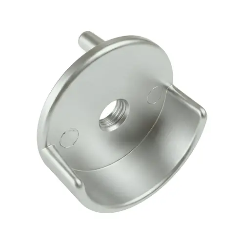 Open Socket Flange, Zinc Material, 1-5/16" Open Socket Flange, 1-1/4" Fits Hole, Dull Chrome Finish
