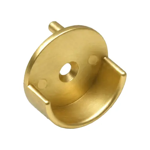 Open Socket Flange, Zinc Material, 1-5/16" Open Socket Flange, 1-1/4" Fits Hole, Satin Brass Finish