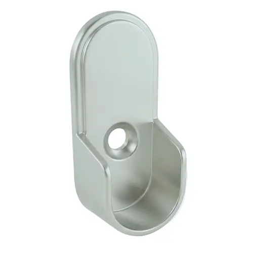 Open Flange, Zinc Material, 1-1/4" Mounting Pin Center-to-Center, Dull Chrome Finish