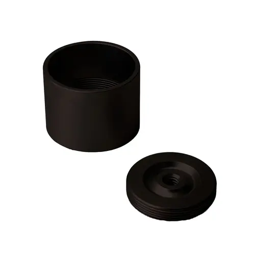 Round Cuff Flange, Aluminum Material, Concealed Mount Style, 1" and 1-1/16" Tubing Diameter, Oil Rubbed Bronze Finish