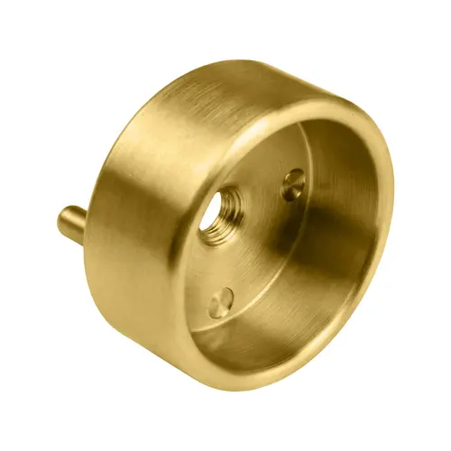 Closed Socket Flange, Zinc Material, 1-5/16" Closed Socket Flange, 1-1/4" Fits Hole, Satin Brass Finish