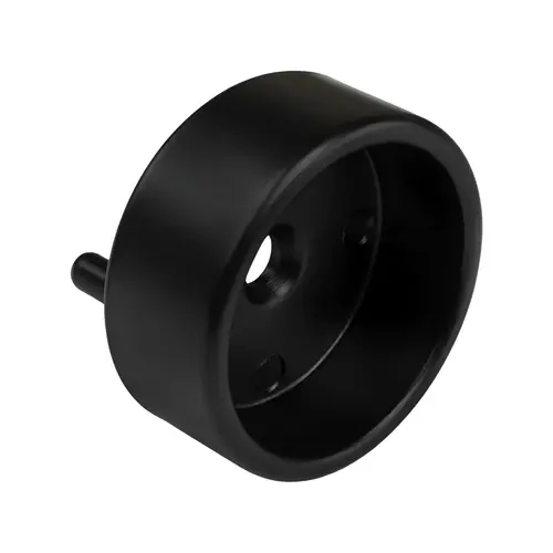 Closed Socket Flange, Zinc Material, 1-5/16" Closed Socket Flange, 1-1/4" Fits Hole, Matte Black Finish