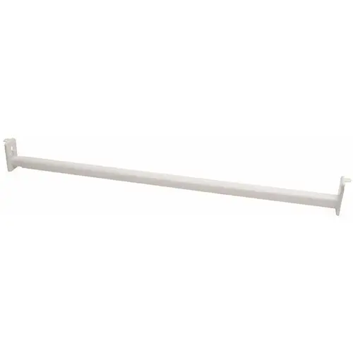 John Sterling Closet-Pro 30 In. to 48 In. x 1 In. Adjustable Closet Rod, White John Sterling Closet-Pro 30 In. to 48 In. x 1 In. Adjustable Closet Rod, White