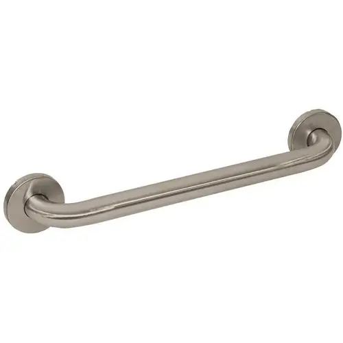 Premium Series 18 in. x 1.25 in. Grab Bar in Satin Stainless Steel (21 in. Overall Length)