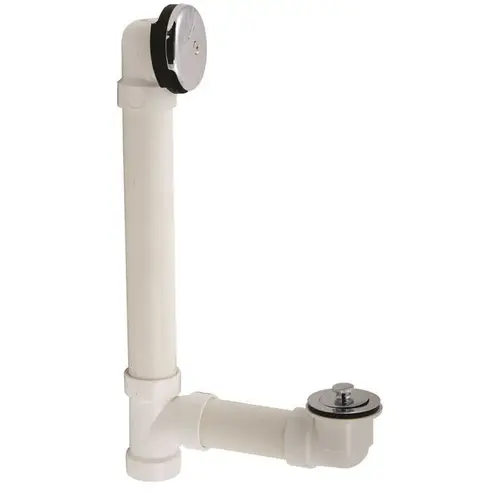 Lift and Turn Waste and Overflow PVC with Pipe CP Lift and Turn Waste and Overflow PVC with Pipe CP