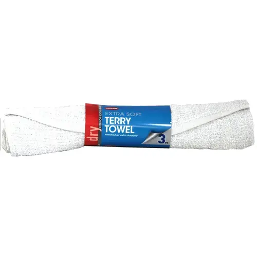 17" L X 14" W Terry Cloth Drying Towel 17" L X 14" W Terry Cloth Drying Towel