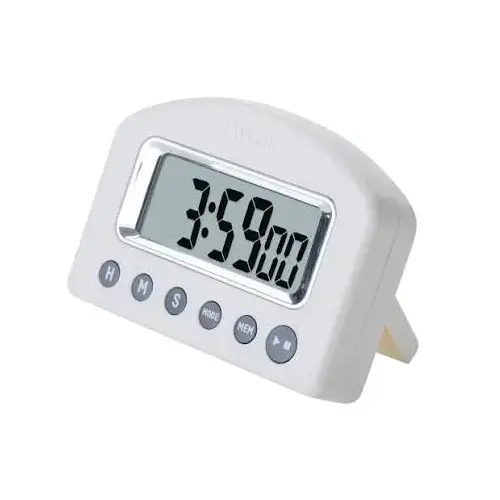 Timer Digital Plastic Silver