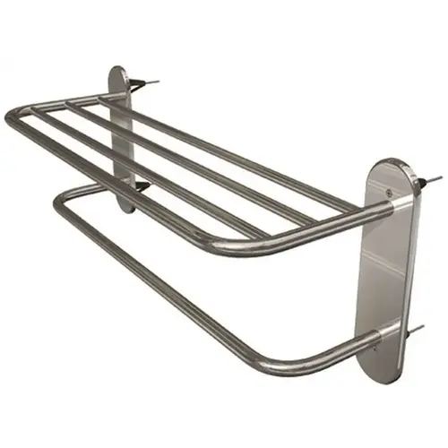 Master Series 18 in. Towel Rack with 4 Master Anchors in Polished Stainless Steel Master Series 18 in. Towel Rack with 4 Master Anchors in Polished Stainless Steel