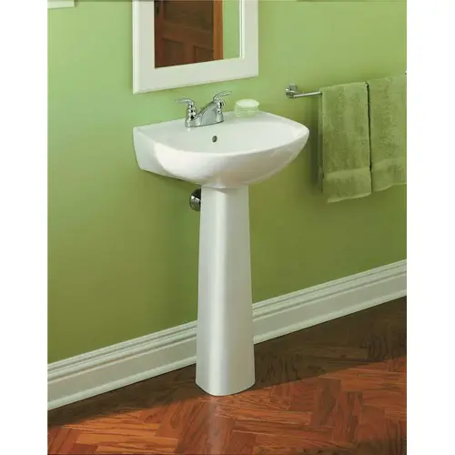 Sacramento Vitreous China Pedestal in White Sacramento Vitreous China Pedestal in White