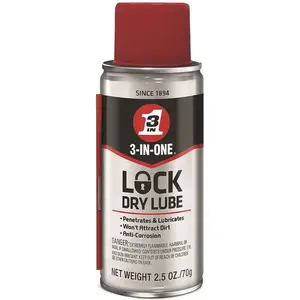 3-IN-ONE 120074 2.5 oz. Lock Dry Lubricant Oil Clear