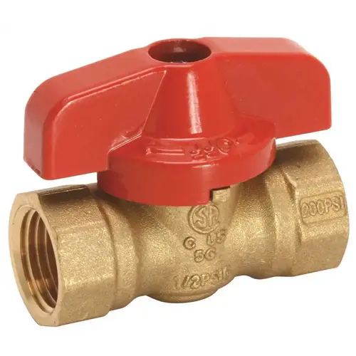 1/2 in. IPS Tee Handle Gas Ball Valve