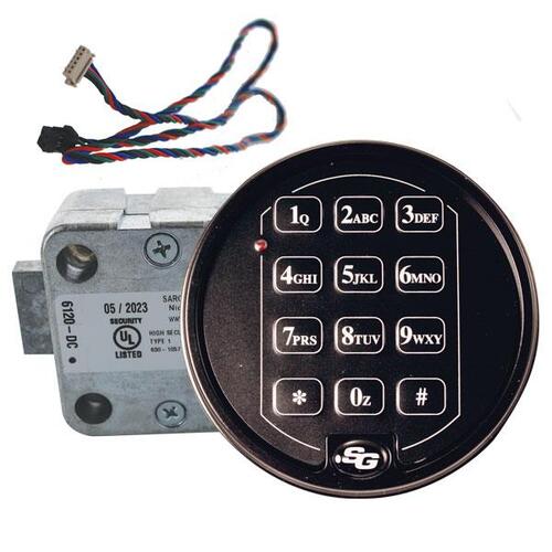 S&G 6100 Series 6120 Model Electronic Safe Lock w/ Matte Black Keypad S&G 6100 Series 6120 Model Electronic Safe Lock w/ Matte Black Keypad