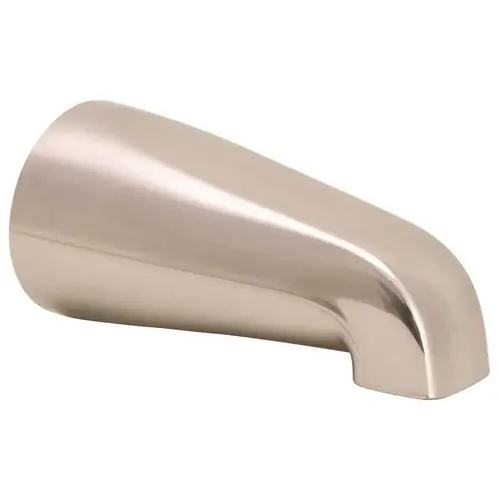 1/2 in. FIP Bathtub Spout without Diverter, Brushed Nickel 1/2 in. FIP Bathtub Spout without Diverter, Brushed Nickel
