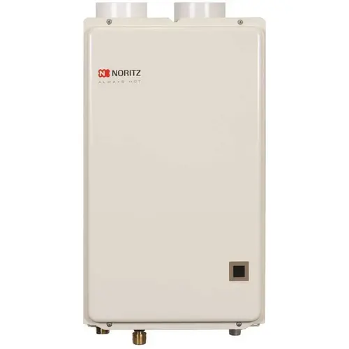 7.1 GPM 157,000 BTU Residential Indoor Condensing Direct Vent Propane Gas Tankless Water Heater Beige/Bisque
