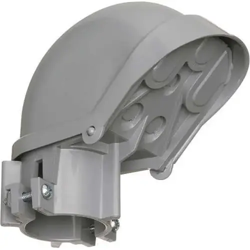 2 in. PVC Weatherhead Entrance Cap Gray 2 in. PVC Weatherhead Entrance Cap Gray
