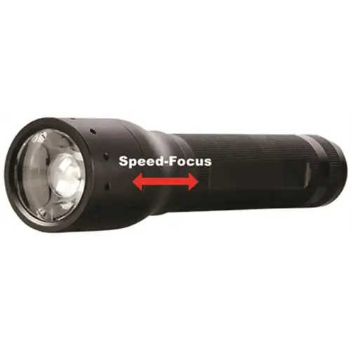 HIGH PERFORMANCE HP7 LED FOCUS FLASHLIGHT, 207 LUMENS Black HIGH PERFORMANCE HP7 LED FOCUS FLASHLIGHT, 207 LUMENS Black