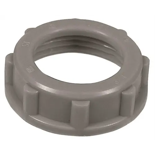 Use Without Locknut Protects Wire For Rigid Conduit Gray
