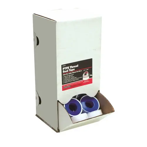 TEFLON TAPE DISPENSER PACK 1/2 IN. X 260 IN