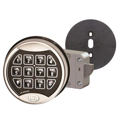Metal 9 user keypad with swingbolt lock Metal 9 user keypad with swingbolt lock