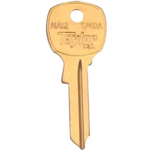 National Hardware NA12-BR NA12 Blank Key Gold - pack of 50