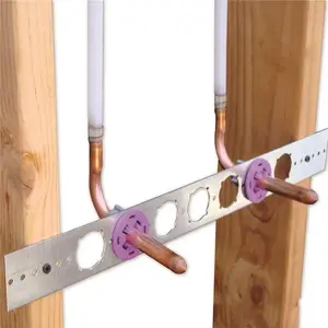 PEXRITE 103-18-H 20 in. Flat Galvanized Bracket with 1-3/8 in. Keyed Holes Stainless Steel