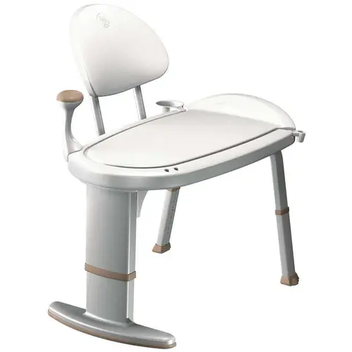 Home Care Transfer Bench White Home Care Transfer Bench White