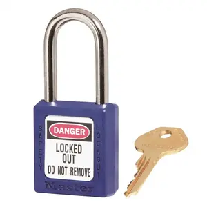 Master Lock 410BLU Blue Safety Lockout Padlock