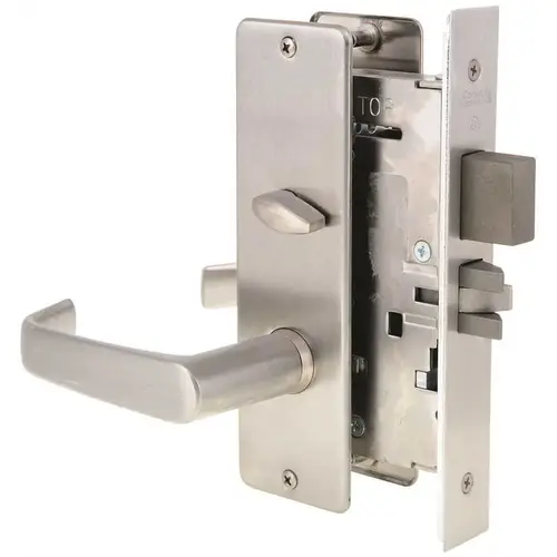 ML2020 Mortise Privacy Lever Lockset, Satin Chrome ML2020 Mortise Privacy Lever Lockset, Satin Chrome
