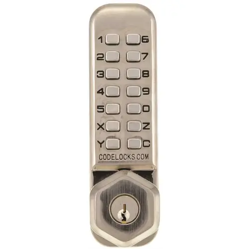 CL250 Mechanical Lockset, Key Override Stainless Steel CL250 Mechanical Lockset, Key Override Stainless Steel