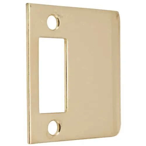 Extended Lip Strike Brass Plated Extended Lip Strike Brass Plated