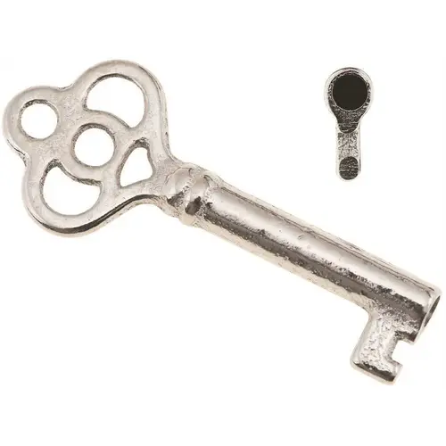 Barrel Blank Utility Key Silver Barrel Blank Utility Key Silver