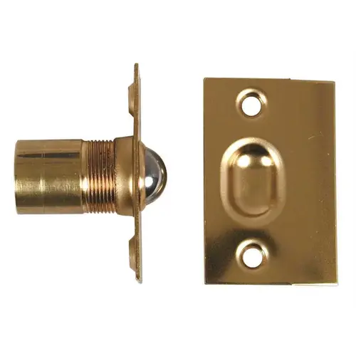2-1/8 In. Dual Adjustable Ball Catch Brass