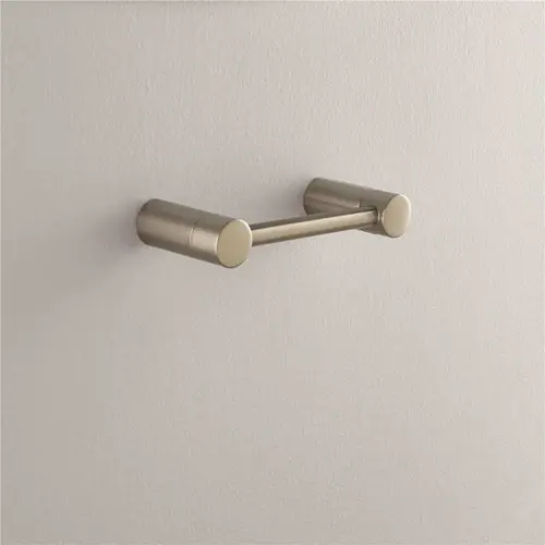 Align Pivoting Double Post Toilet Paper Holder in Brushed Nickel Align Pivoting Double Post Toilet Paper Holder in Brushed Nickel