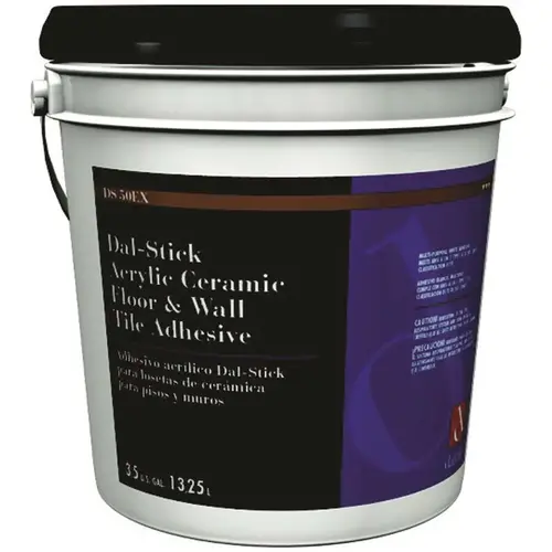 DAL-STICK ACRYLIC CERAMIC FLOOR & WALL TILE ADHESIVE, 3.5 GALLONS DAL-STICK ACRYLIC CERAMIC FLOOR & WALL TILE ADHESIVE, 3.5 GALLONS