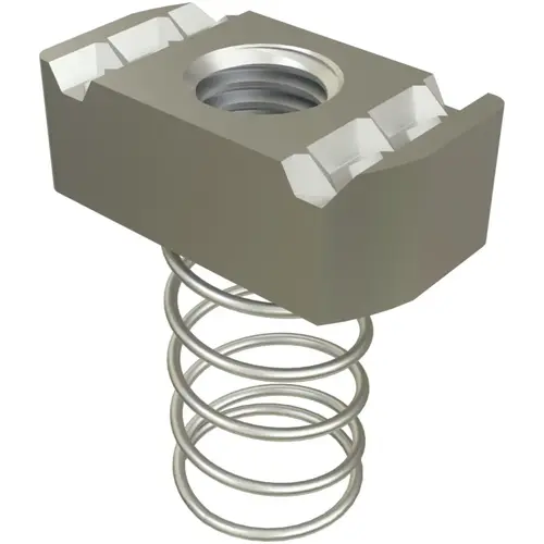 Channel Nut with Regular Spring for All 1-5/8 inch Strut Channel, 3/8 in. Channel Nut with Regular Spring for All 1-5/8 inch Strut Channel, 3/8 in.