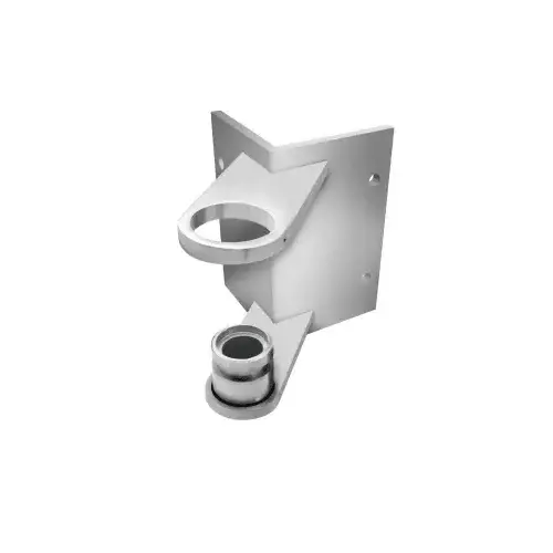 316 Brushed Stainless 1-1/2" CRS Outside Corner Fascia Mount Bracket