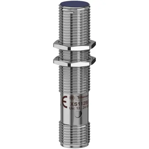Inductive sensor XS1 M12 - L55mm - brass - Sn2mm - 12..24VDC - M12 Inductive sensor XS1 M12 - L55mm - brass - Sn2mm - 12..24VDC - M12