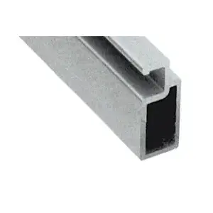 CRL WSF17XA Aluminum 29/32" x 7/16" Heavy Wall Extruded Screen Frame - 144" Mill