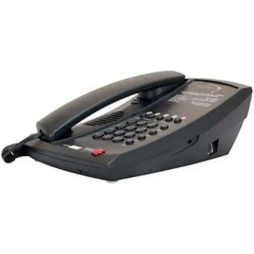 Single-Line Telephone, Black, 12 (RJ11 Line) ft, 9 (Handset) ft, Dial Pad, Vertical Single-Line Telephone, Black, 12 (RJ11 Line) ft, 9 (Handset) ft, Dial Pad, Vertical