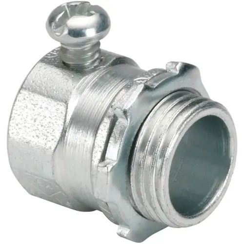 2 Inch EMT Set-Screw Connector, USA Made Steel 2 Inch EMT Set-Screw Connector, USA Made Steel