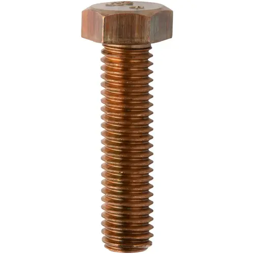 1/4 x 1-1/2 Silicon Bronze Full-Thread Hex Head Tap Bolt (100) 1/4 x 1-1/2 Silicon Bronze Full-Thread Hex Head Tap Bolt (100)