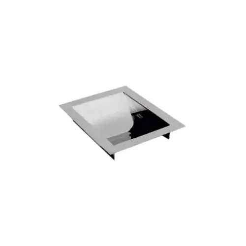 Polished Stainless Steel 8" Wide x 10" Deep x 1-9/16" High Standard Drop-In Deal Tray