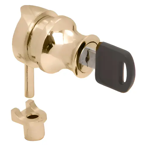Gold Plated Cylinder Lock for 1/4" Glass Door Gold Plated Cylinder Lock for 1/4" Glass Door